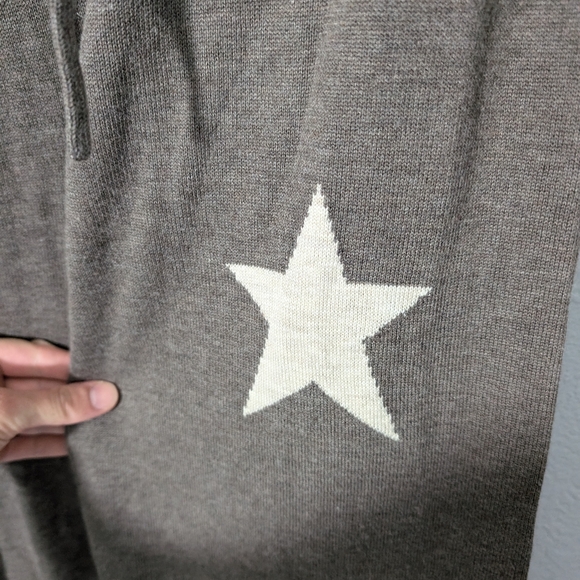 Soft Surroundings star print cashmere blend lounge pants sz sm - Picture 4 of 7